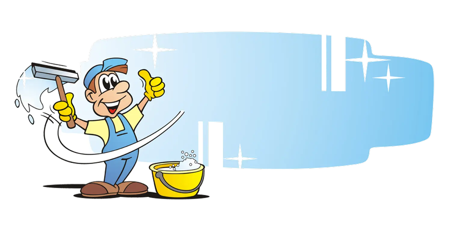 CCS – Reinigungsservice – Diese Grafik ist eine häufig verwendete Vektorillustration mit dem Titel „Fensterputzer-Cartoon“.